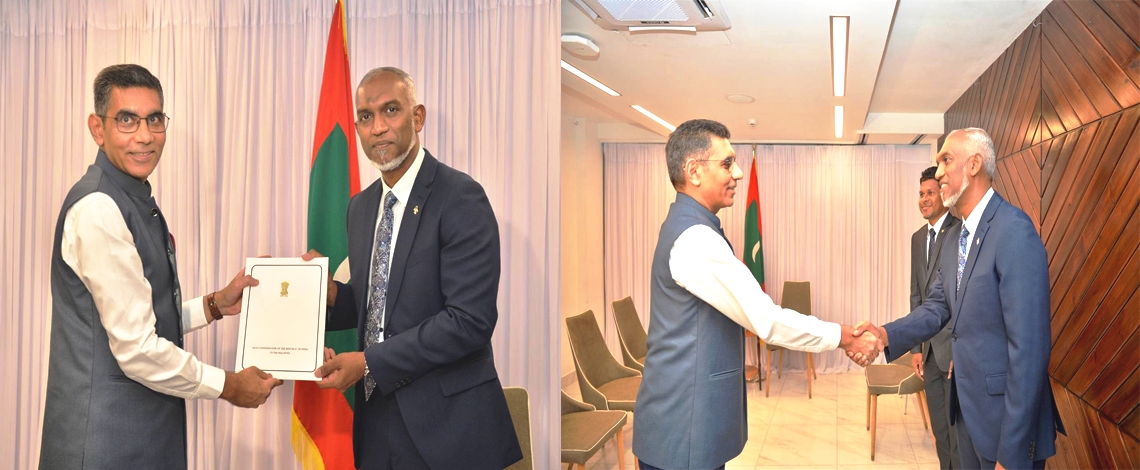 High Commissioner Munu Mahawar called on H.E. Dr. Mohamed Muizzu, President-elect of the Republic of Maldives 04 October 2023