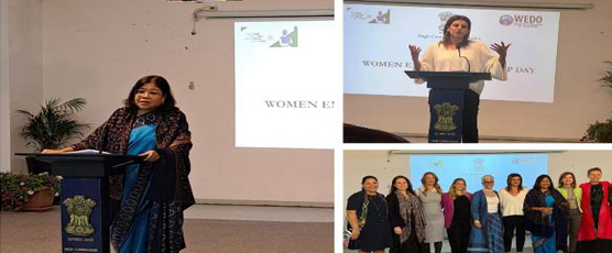 The High Commission of India in collaboration with Women’s Entrepreneurship Day Organization (WEDO) celebrated Women Entrepreneurship Day. High Commissioner of India, Ms. Madhumita Hazarika Bhagat highlighted the role and .....