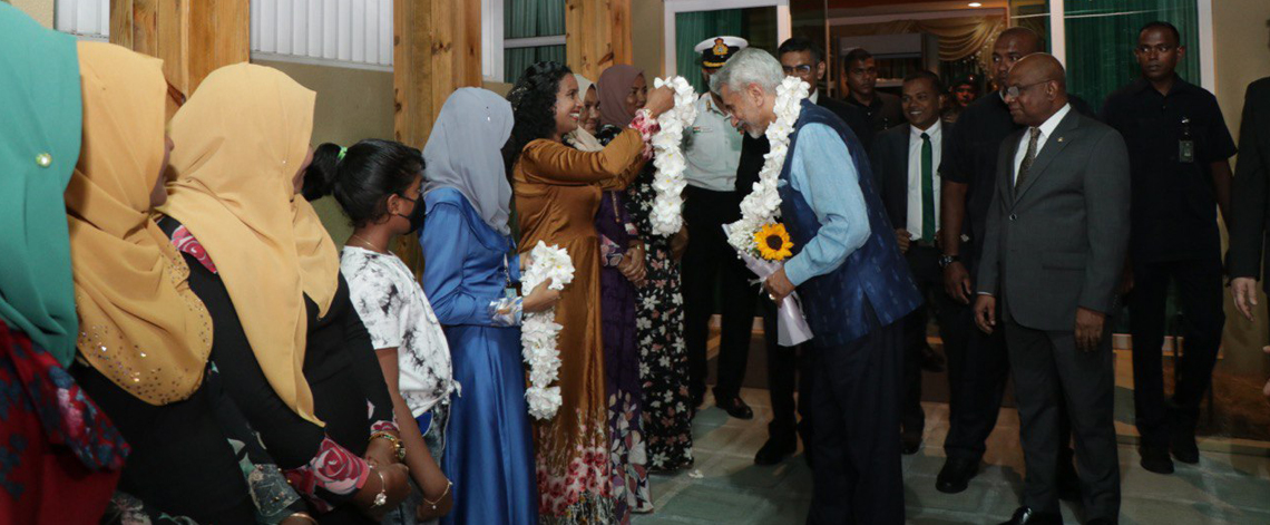 26 – 27 Mar, 2022 – Dr. S. Jaishankar paid an official visit to Maldives