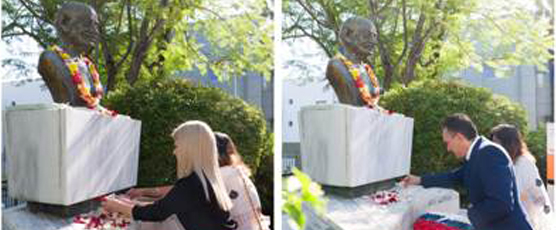 The 154th Birth Anniversary of Mahatma Gandhi was celebrated by the High Commission of India by paying homage to Mahatma Gandhi at his memorial next to the Parliament of Republic of Cyprus. High Commissioner, Madhumita Hazarika .....